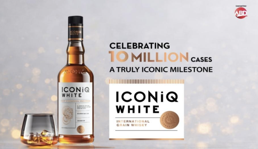 ICONiQ White Whisky ने इतिहास रचा; दुनिया का सबसे तेज़ी से बढ़ता मिलियनेयर स्पिरिट्स ब्रांड 10 मिलियन केस का आंकड़ा पार कर गया